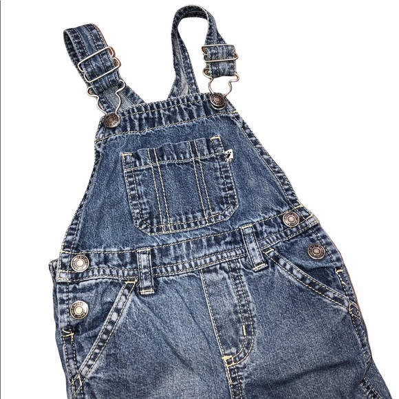 Carter’s size 12 months denim pant overalls - Picture 1 of 6